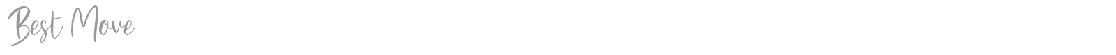 Best Move font preview